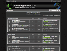 Tablet Screenshot of imperialgunners.com